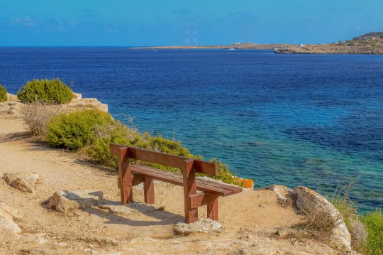 Zypern_Küste mit Blick aufs Meer