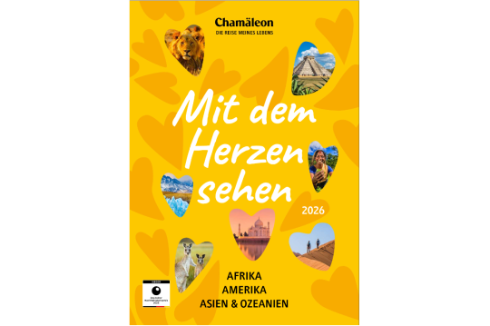 Dekorative Abbildung - Chamäleon Reisen Fernreisen 2026 - Afrika - Amerika - Asien - Ozeanien