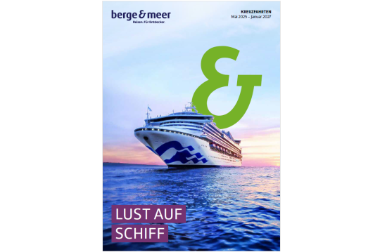Dekorative Abbildung - berge & meer - Lust auf Schiff 2025/2027