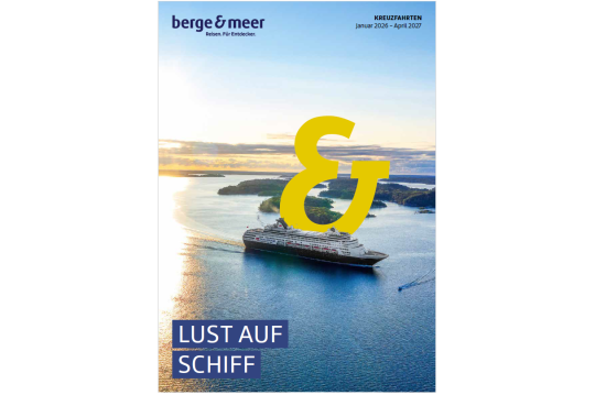 Dekorative Abbildung - berge & meer - Lust auf Schiff 2026/2027