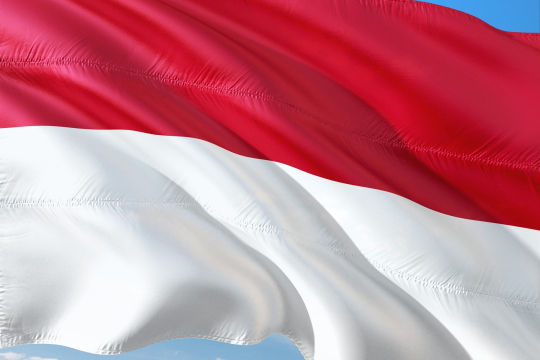 Fahne Indonesien