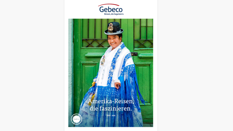 Gebeco Amerika 2025