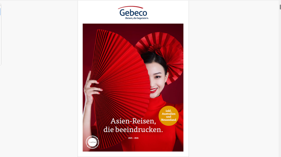 Gebeco Asien Australien 2025