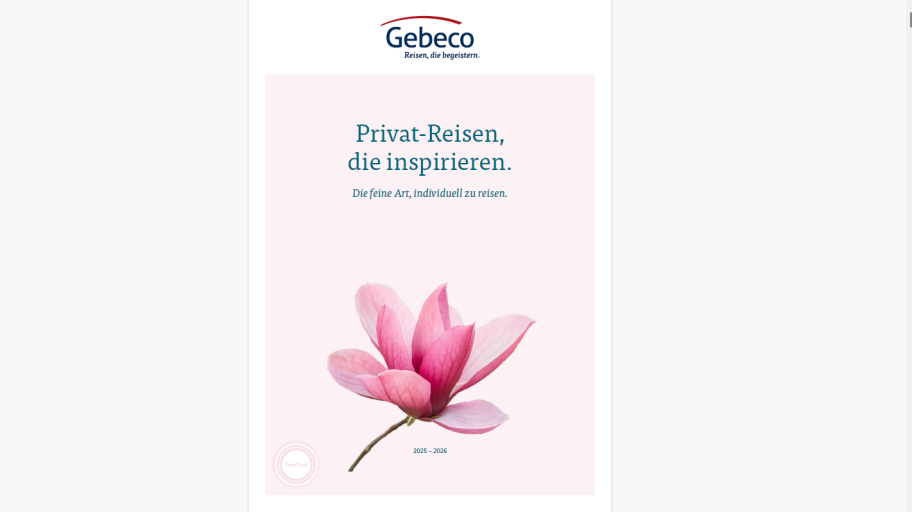Gebeco Privat 2025