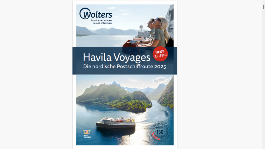 Wolters Rundreisen Havila Voyages 2025