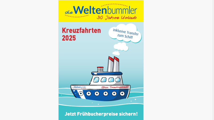 Weltenbummler Kreuzfahrten 2025