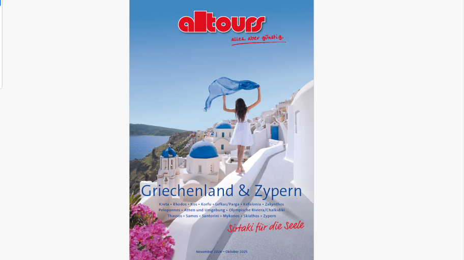 Alltours Griechenland 2024 2025